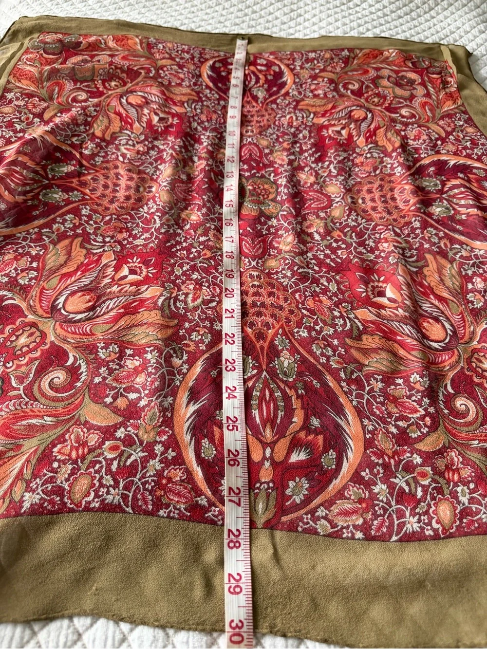 Fisba Stoffels Vintage Scarf Set of 2 Square Scarves Swiss Designer